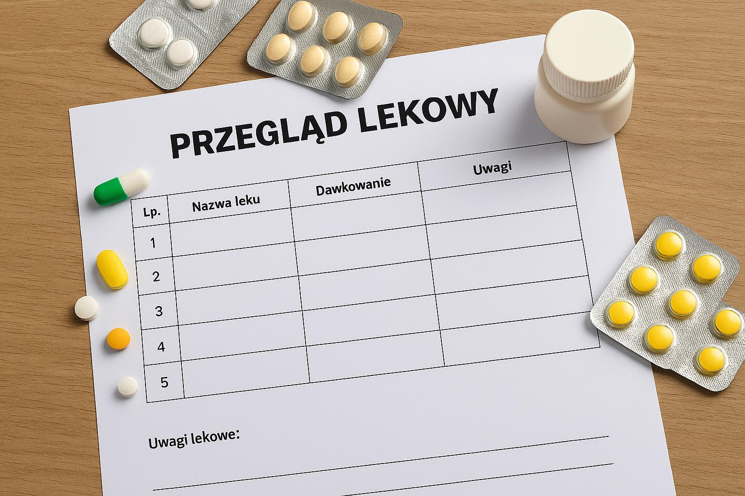 Przegląd lekowy – dlaczego to tak ważne?